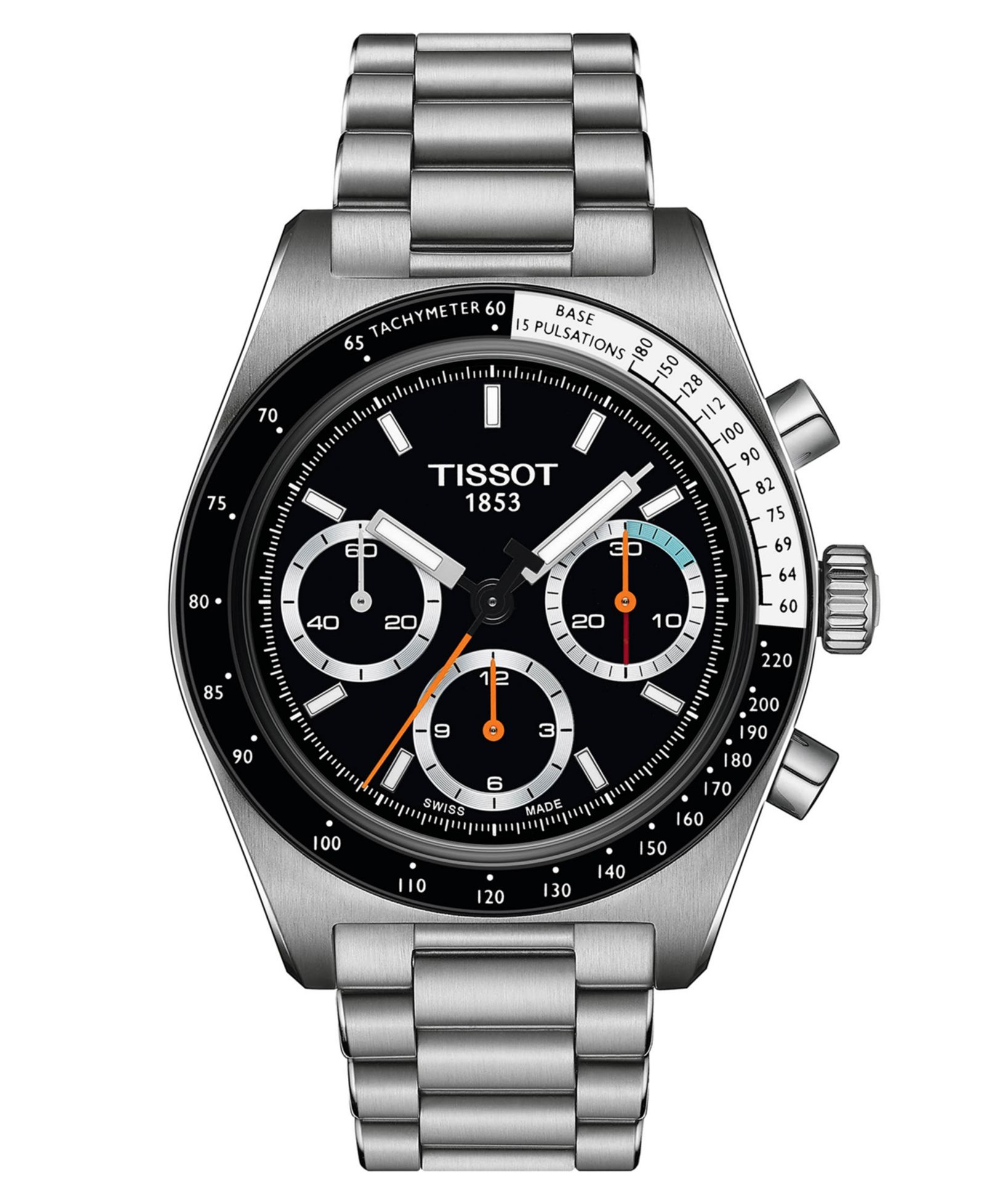 Tissot Мужские часы PRS 516 Swiss Automatic Chronograph, Stainless Steel, 41mm