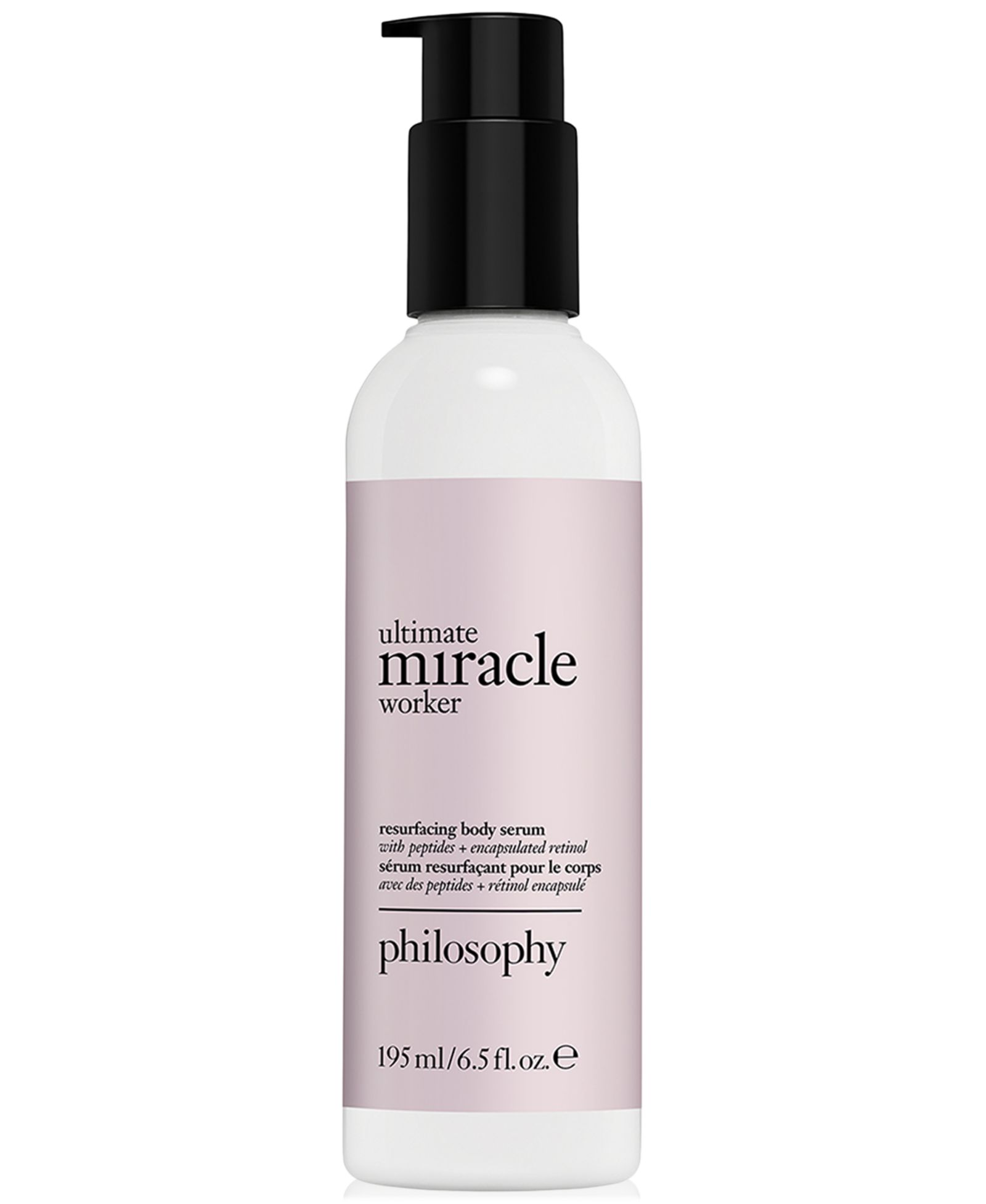philosophy Ultimate Miracle Worker Resurfacing Body Serum, 6.5 oz.