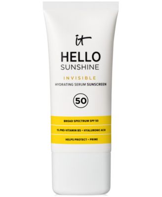 IT Cosmetics Hello Sunshine невидимый солнцезащитный крем для лица SPF 50, 1.6 oz