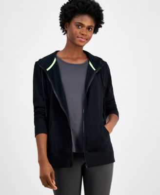 ID Ideology Женский флисовый худи с молнией, Relaxed Fit