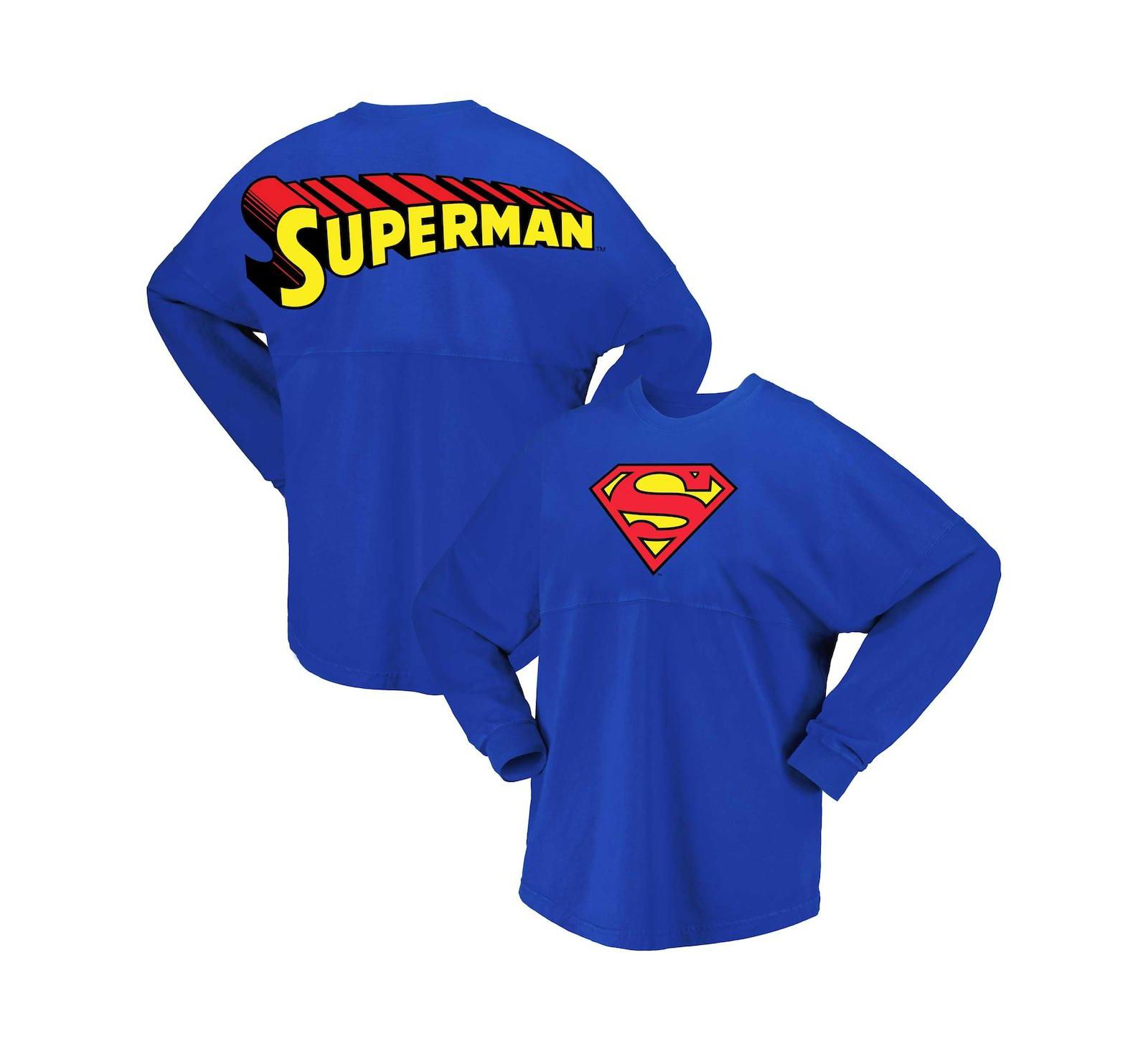 Мужская и женская футболка Spirit Jersey Royal Superman Original Long Sleeve