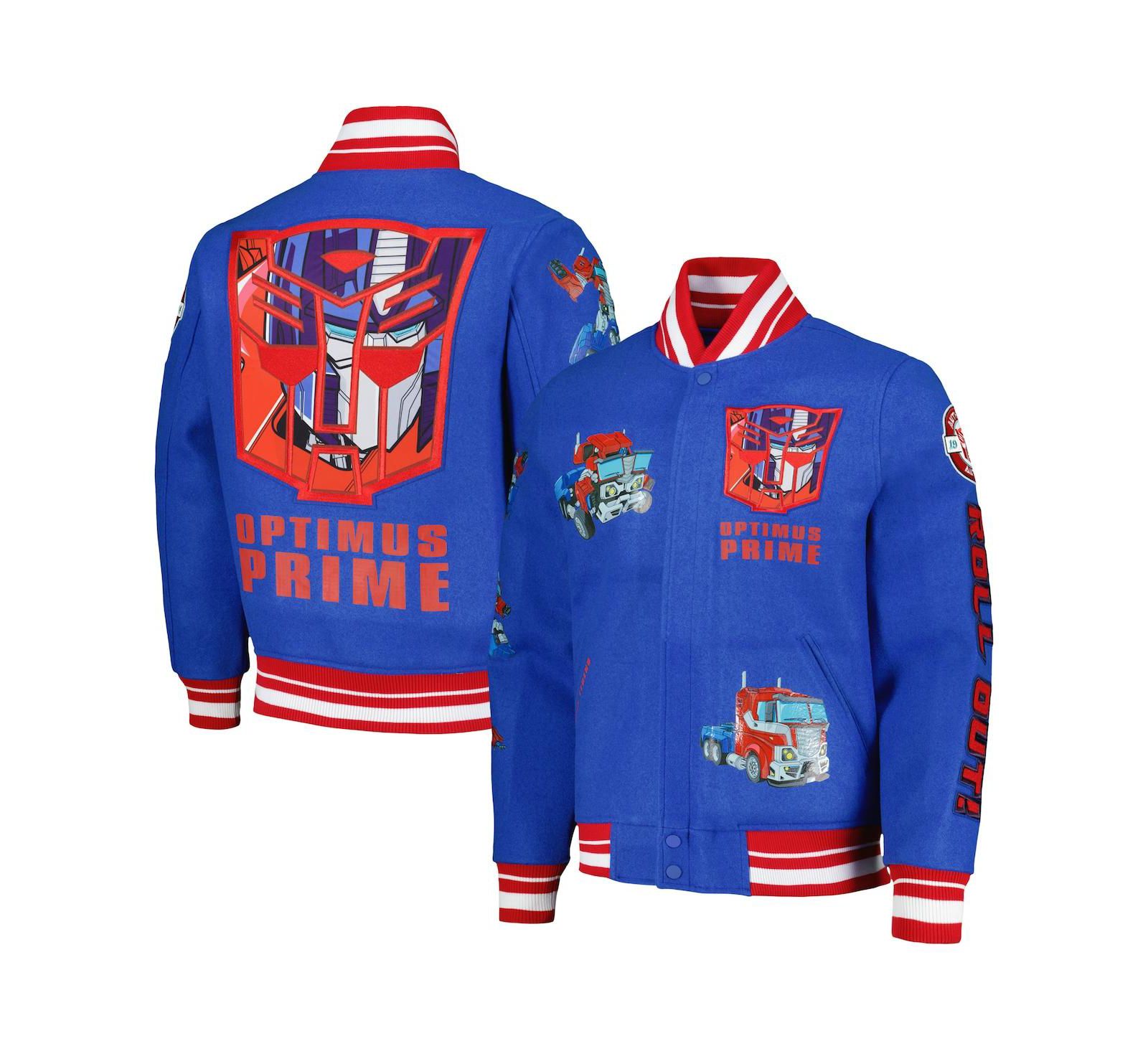 Мужская куртка Freeze Max Royal Transformers Roll Out Full-Zip Varsity