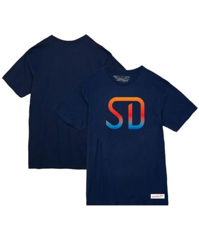 Женская футболка Mitchell & Ness Navy San Diego FC Monogram T-shirt