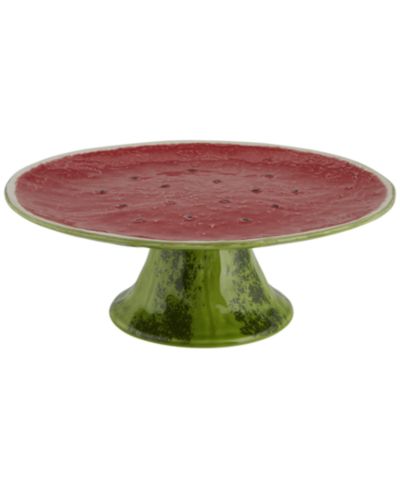 Bordallo Pinheiro Watermelon Large Cake Stand