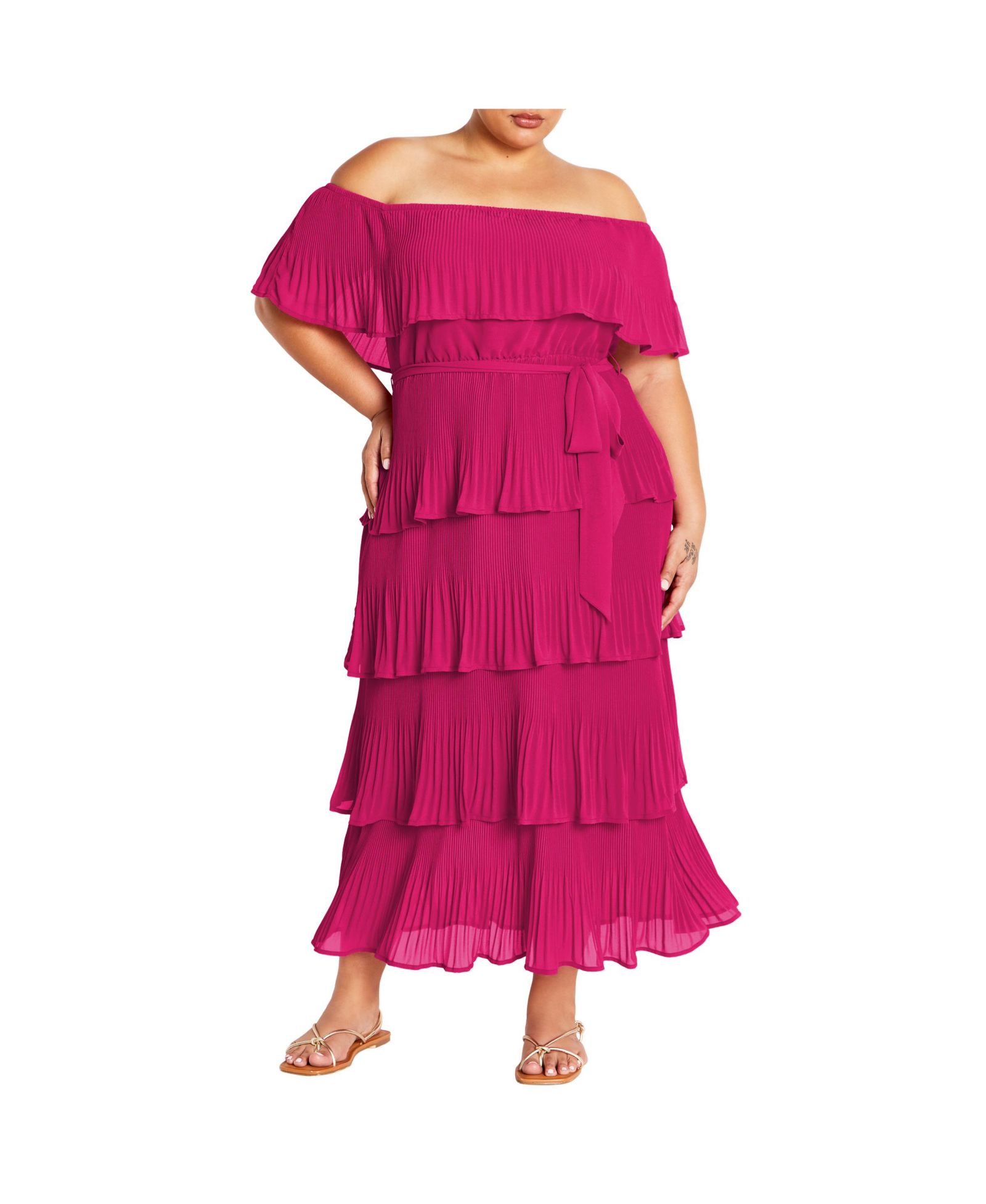 CITY CHIC Платье Plus Size Night Garden