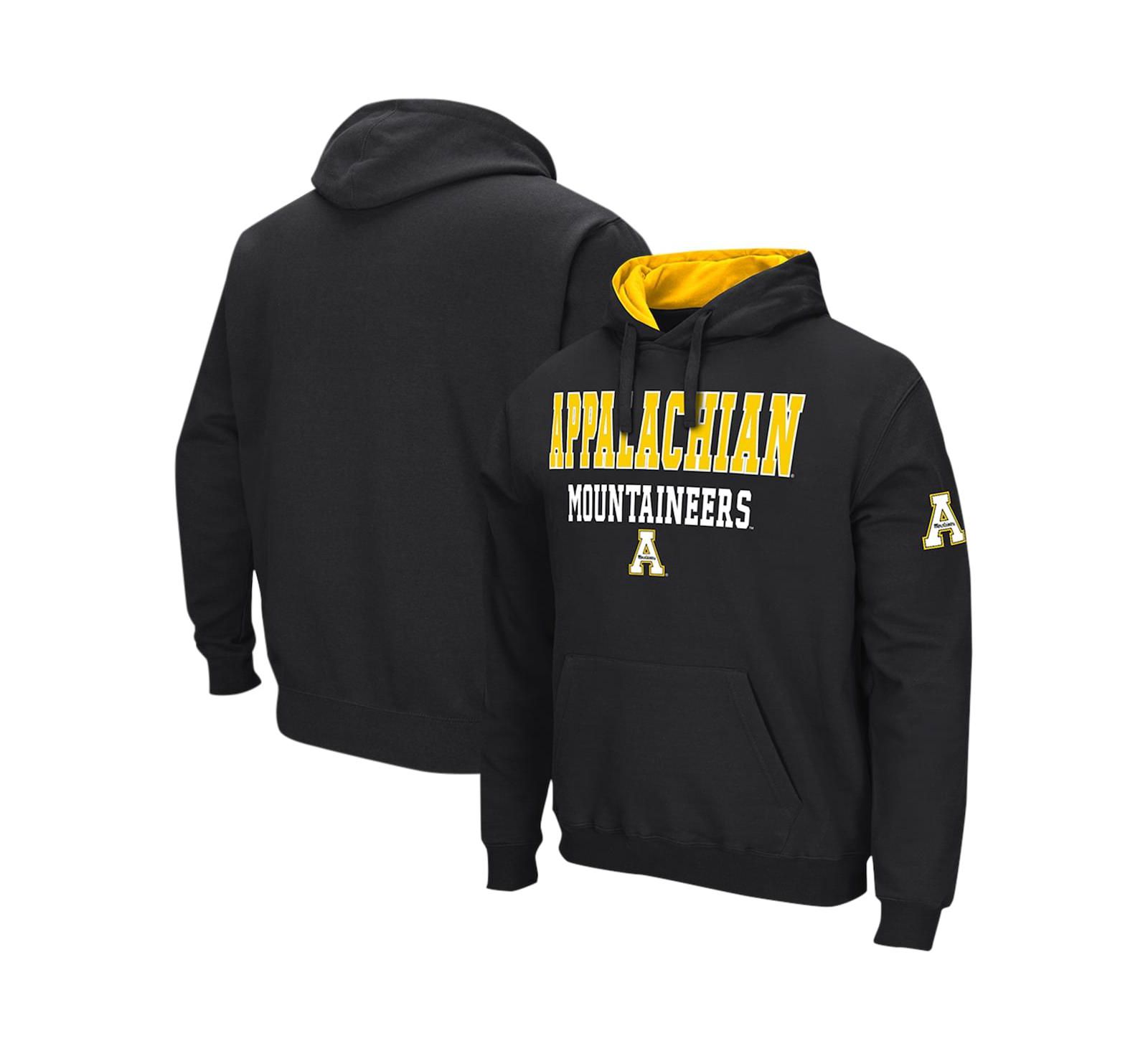 Men's Colosseum Мужское худи Sunrise Appalachian State Mountaineers, черное