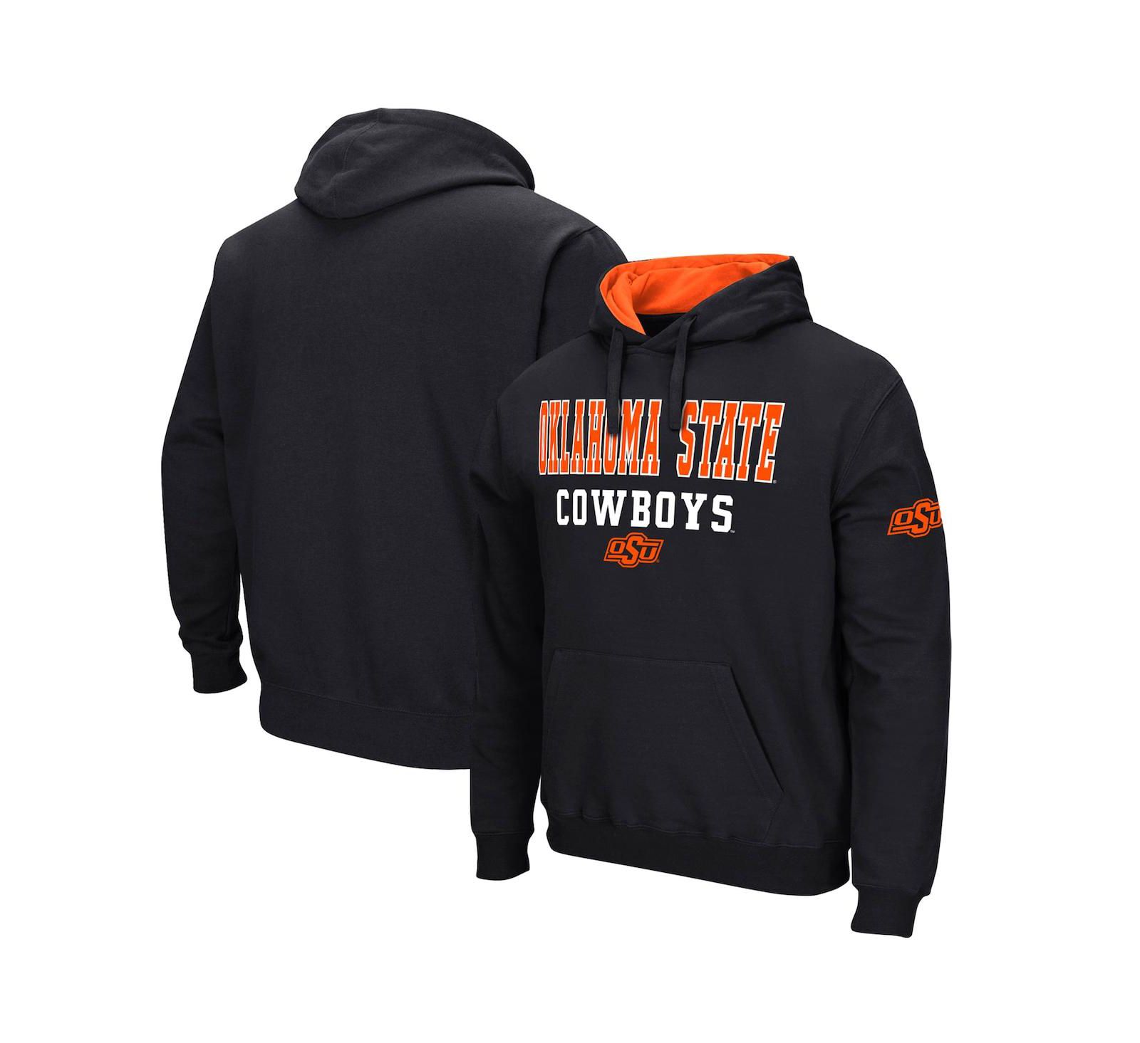 Худи Colosseum Мужской Black Oklahoma State Cowboys Sunrise