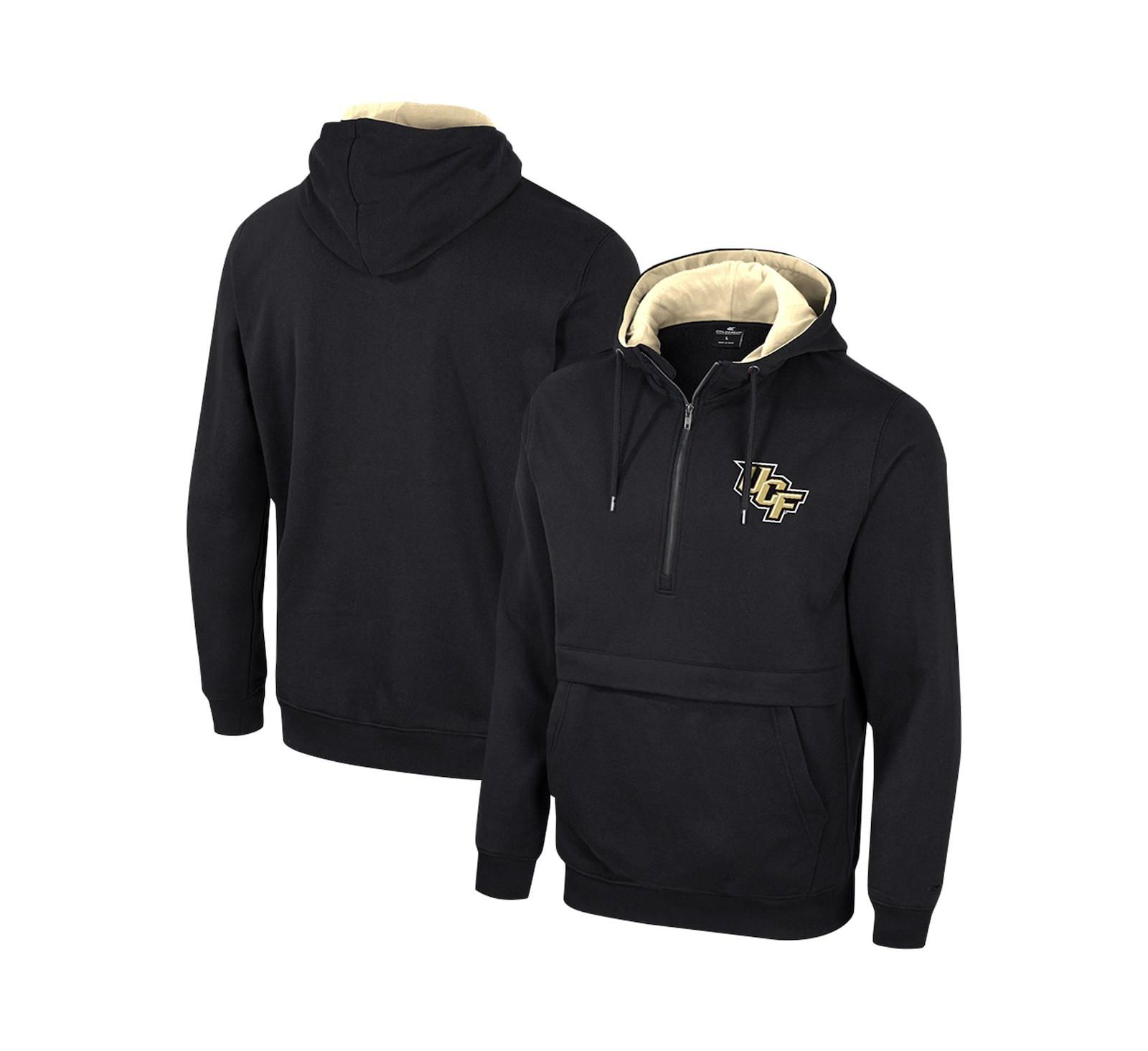 Мужское худи Colosseum Black UCF Knights с полумолнией