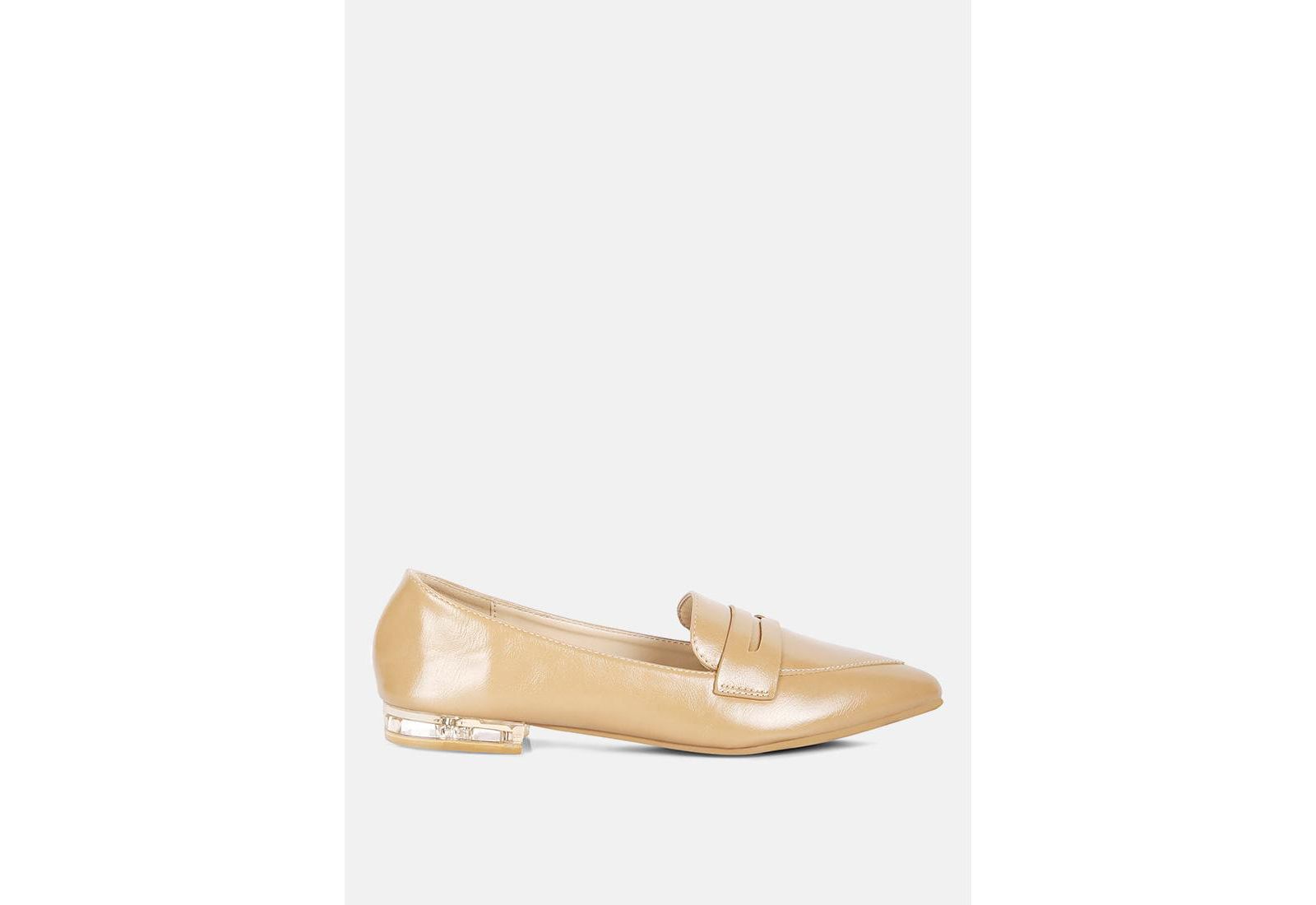 London Rag Womens Peretti Flat Formal Loafers