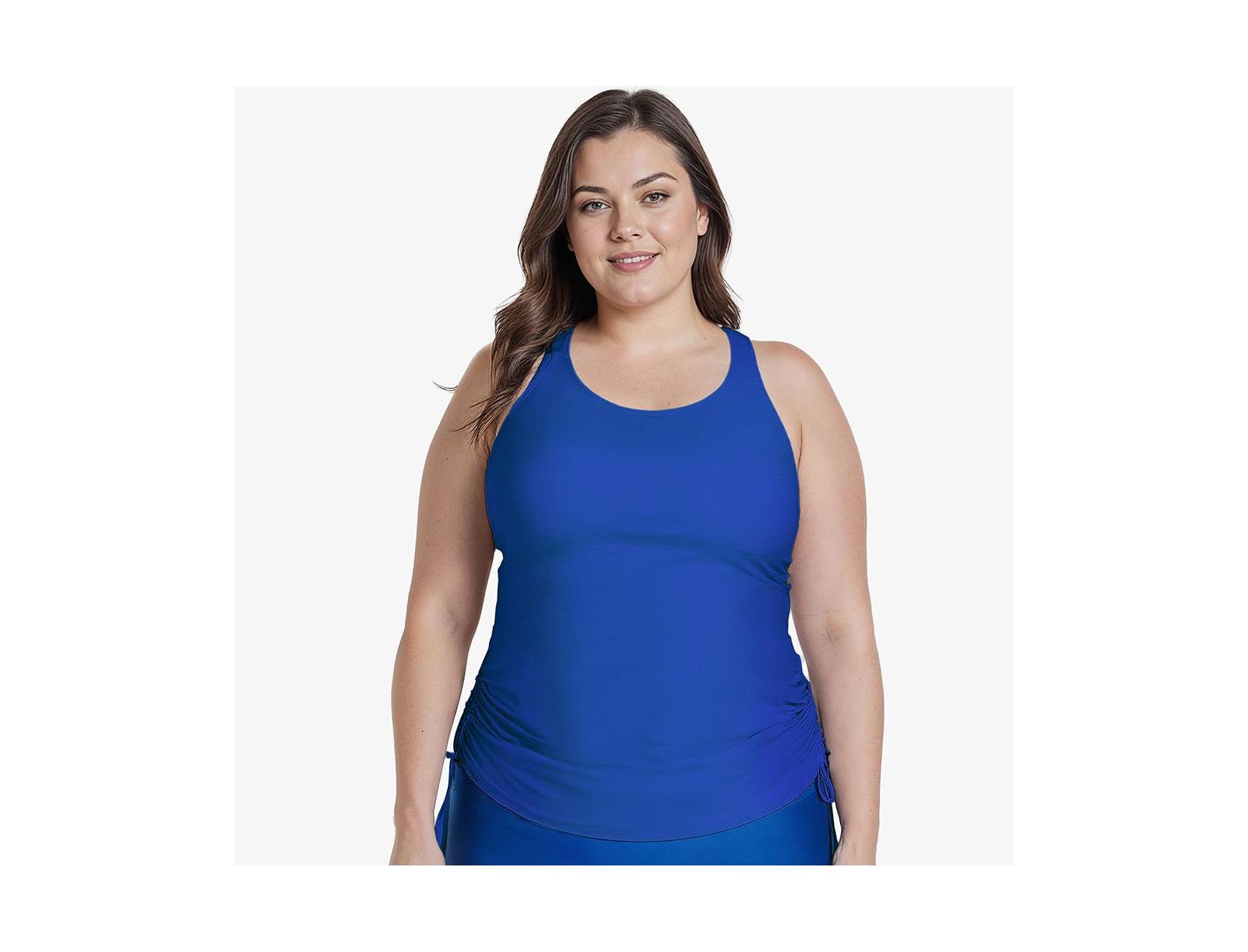 Танкини Calypsa Plus Size Maya Swim Top с встроенным бюстгальтером