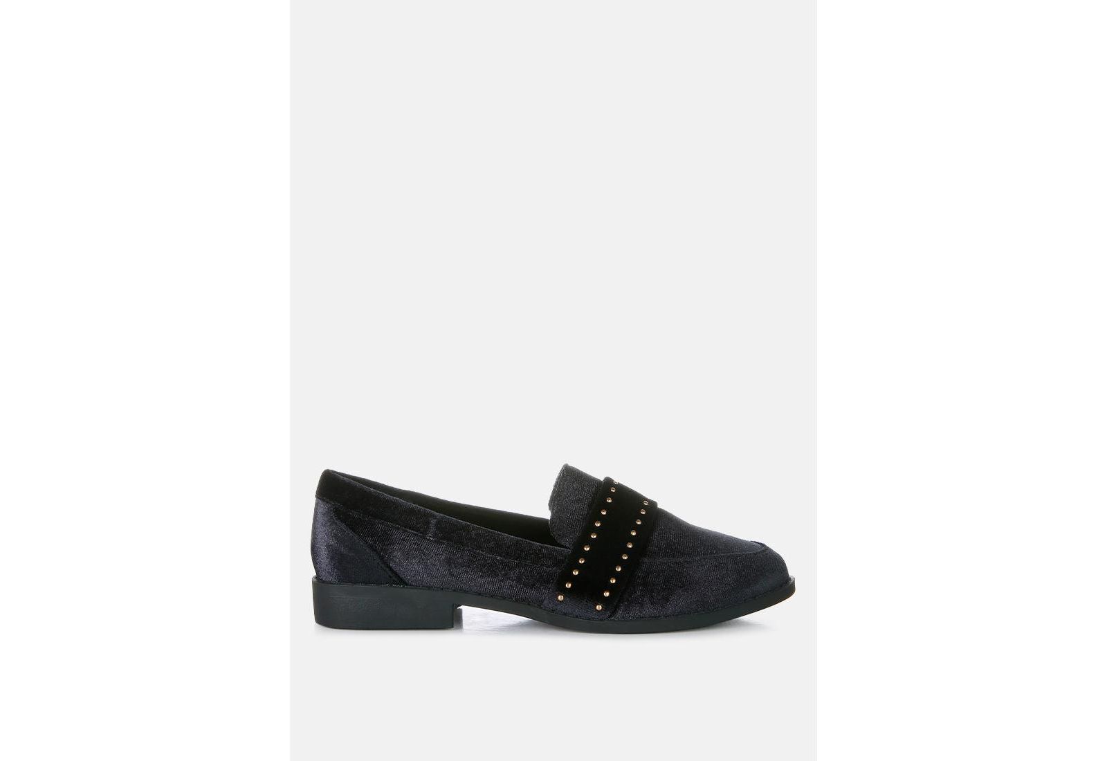 Женские лоферы London Rag Walkin Stud Detail Velvet