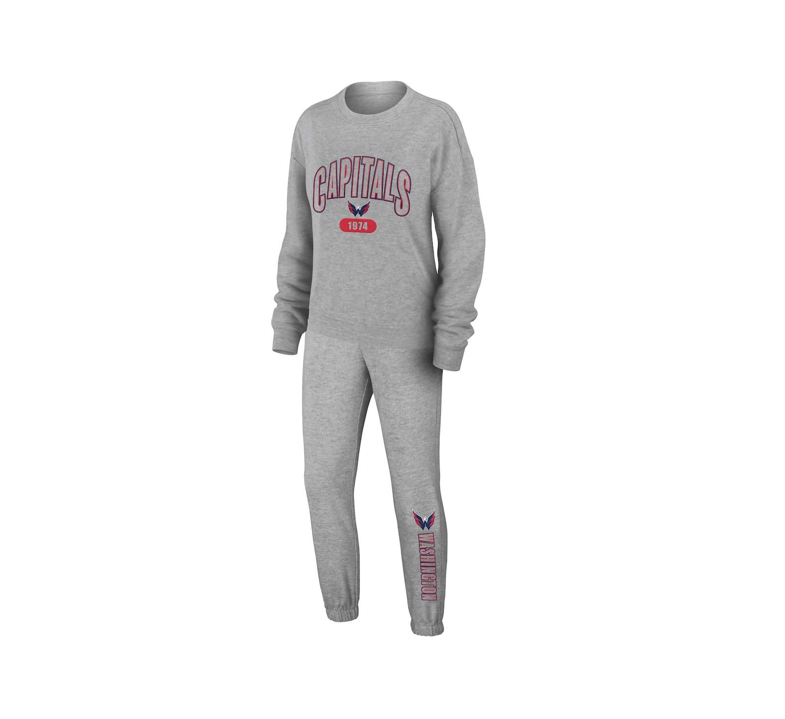 Женский комплект из футболки и брюк WEAR by Erin Andrews Heather Gray Vegas Golden Knights