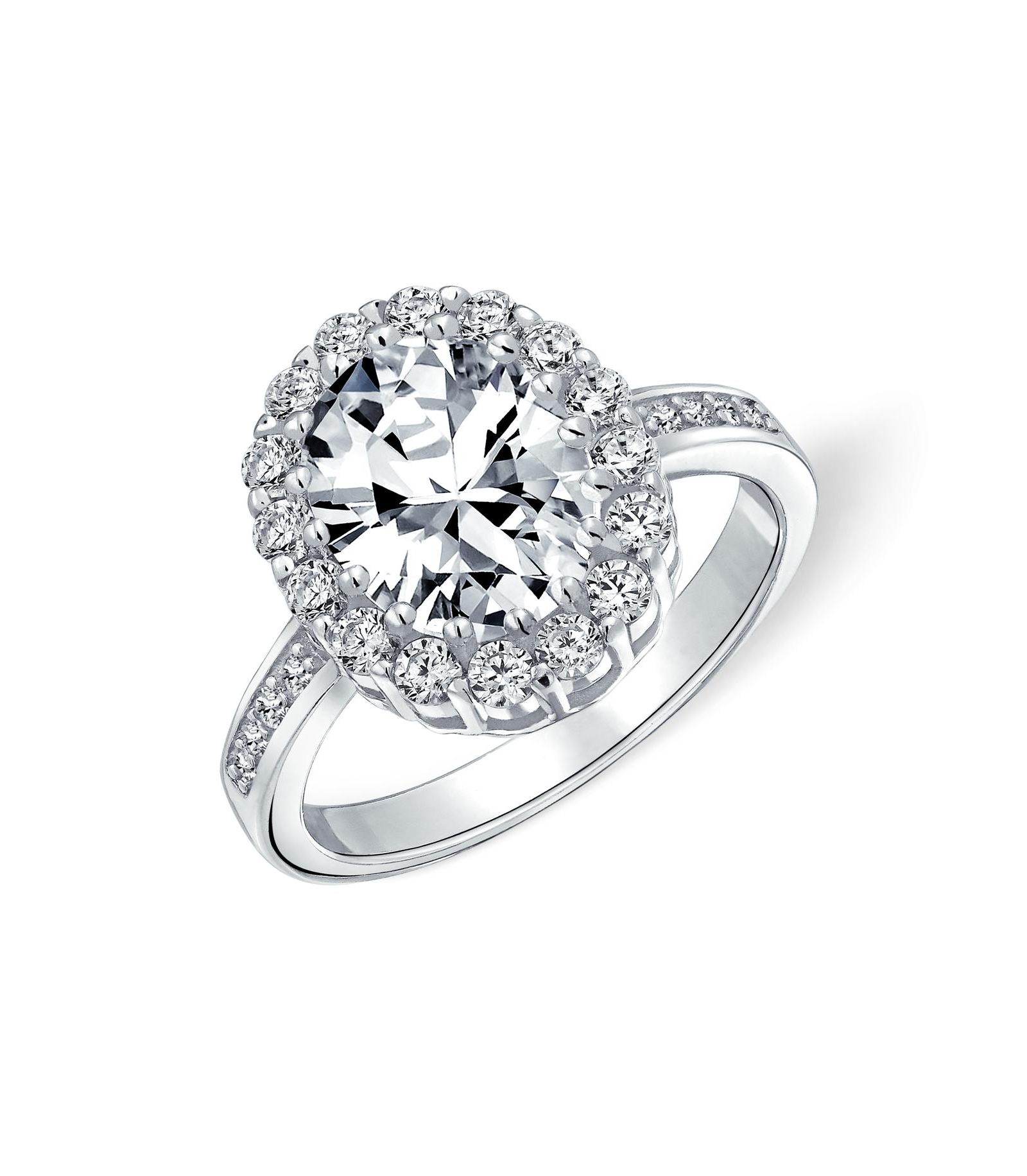 Bling Jewelry Cubic Zirconia Ribbon Bow Ring, Sterling Silver