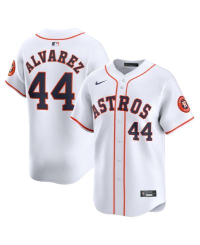 Мужская игровая джерси Nike Yordan Alvarez White Houston Astros Home Limited Player