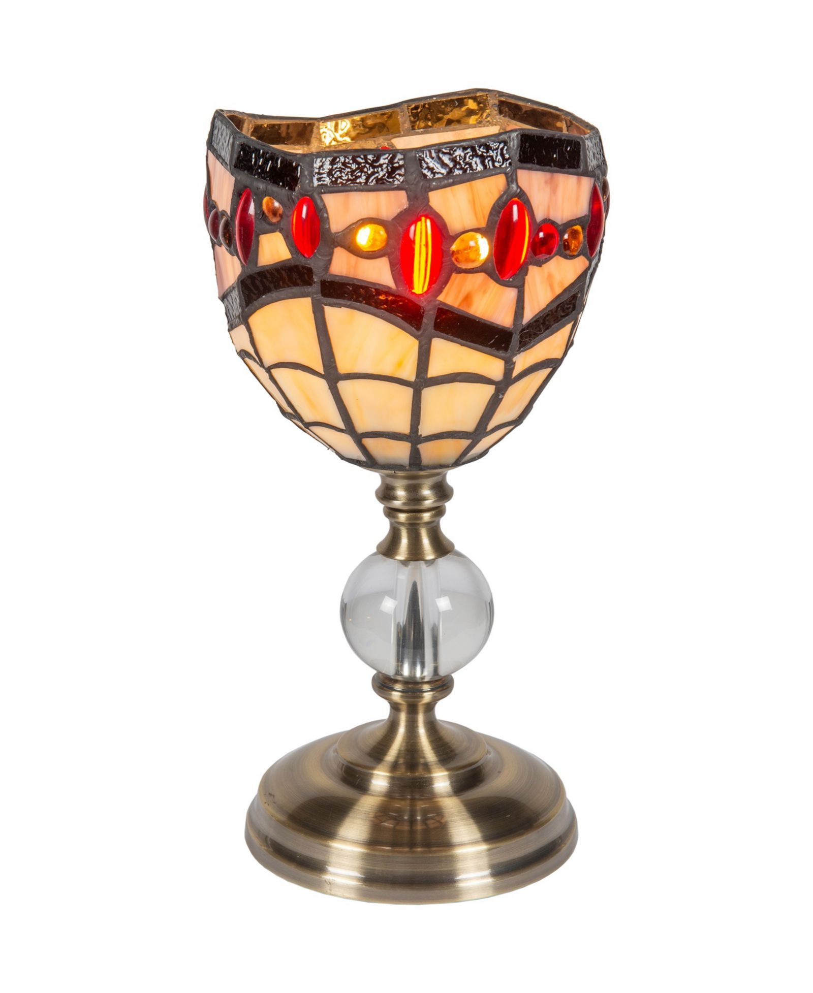 Dale Tiffany 12.5" Tall Fall River Accent Lamp