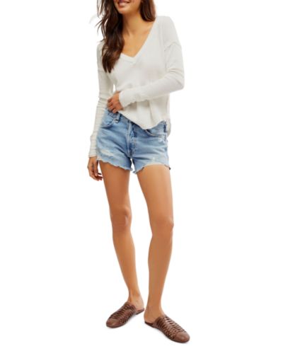 Free People Женские джинсовые шорты Now Or Never