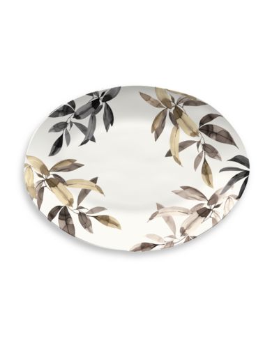 Abode Homewares Oval блюдо Bali Leaves, 18.9"