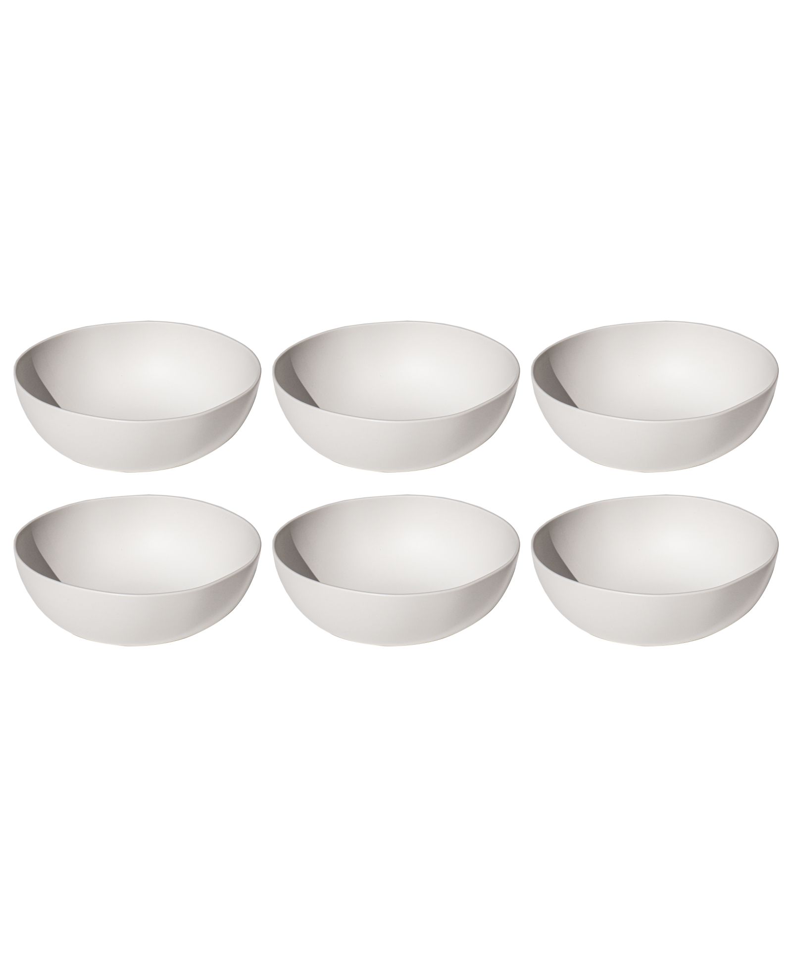 Набор чаш Abode Homewares Natureone Craft 7.1" Coupe, матовый финиш, 37 oz, 6 шт