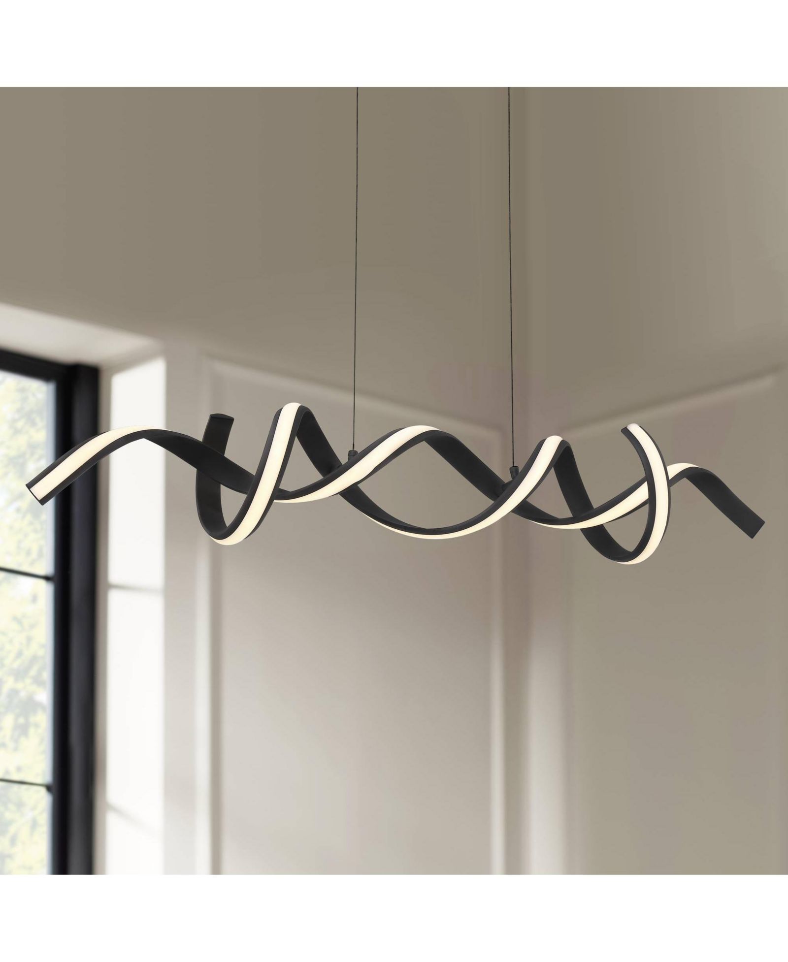 Possini Euro Design Helix подвесная люстра LED Modern Spiral