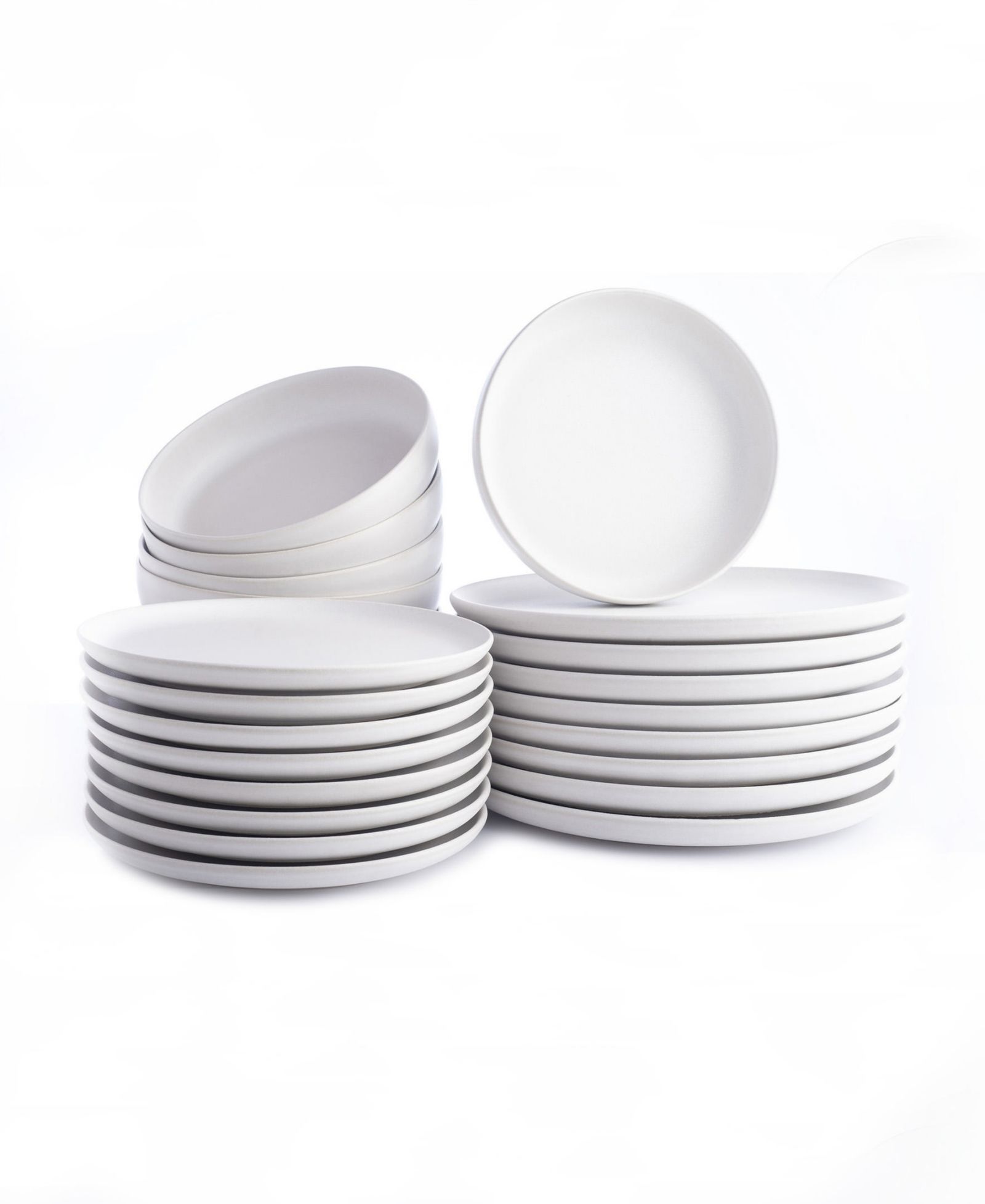 Porto by Stone Lain Macchio Stoneware 24 Pc. Dinnerware Set, Service for 8
