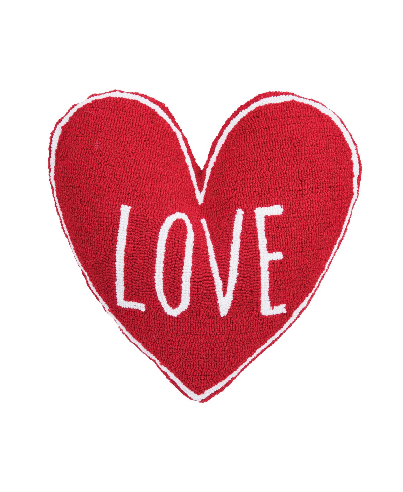 Декоративная подушка LOVE в форме сердца