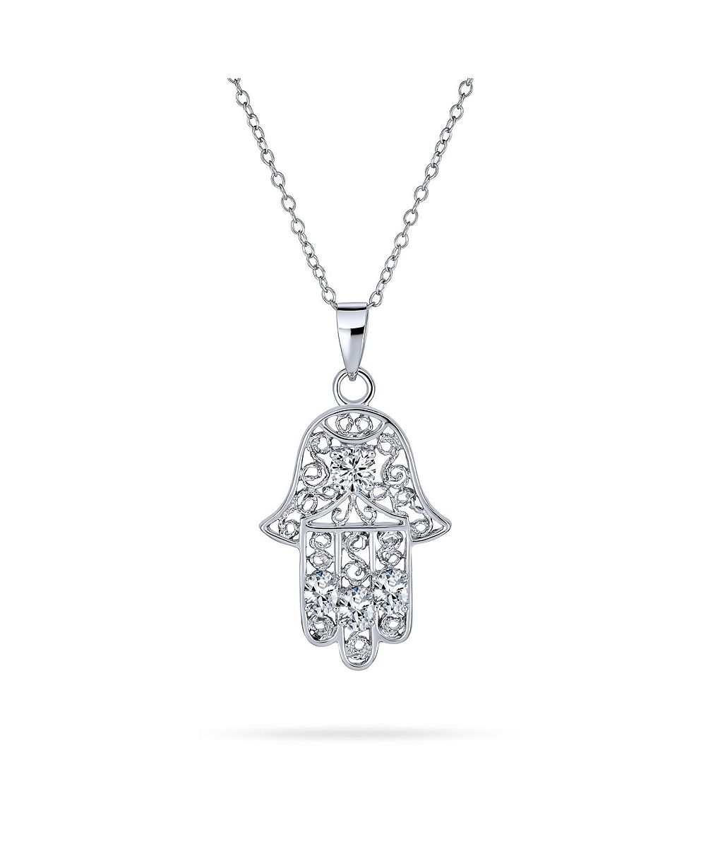 Bling Jewelry кулон-амулет Fatima Hand Of God с филигранью