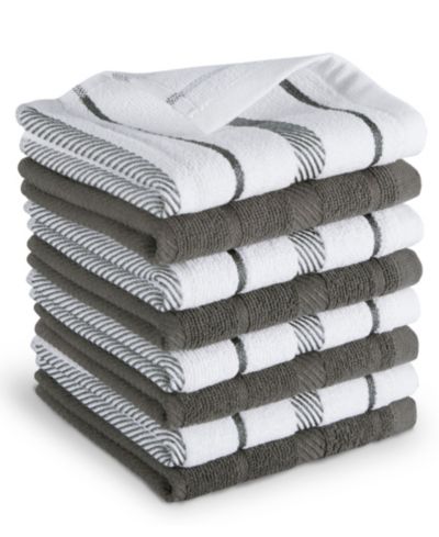Charcoal Gray, White