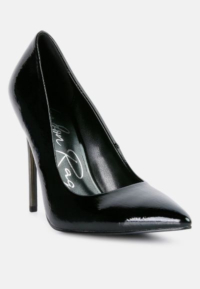London Rag Womens Personated Stiletto Heel Pumps