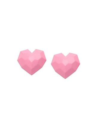SOHI Women's Heart Stud Earrings