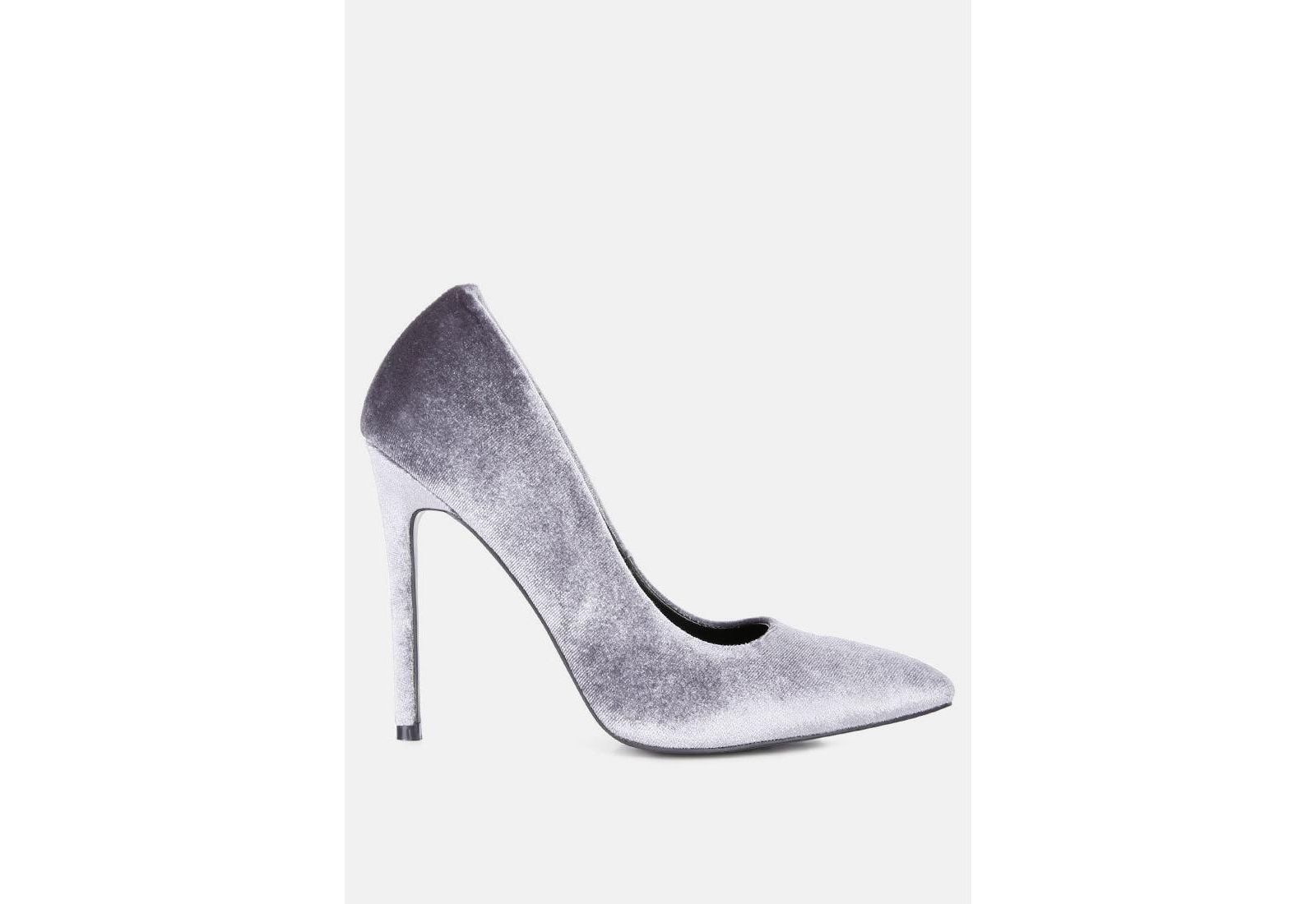 London Rag Женский Janessa Velvet Stiletto Heel Pumps