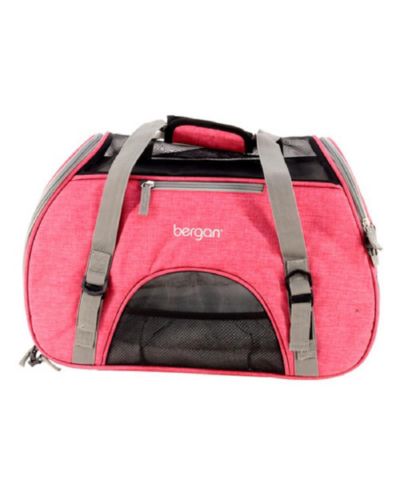 Coastal Pet Bergan - Comfort Carrier for Cat, Dog and Other Pets - Heather Berry (19 x 10 x 13 Inches)