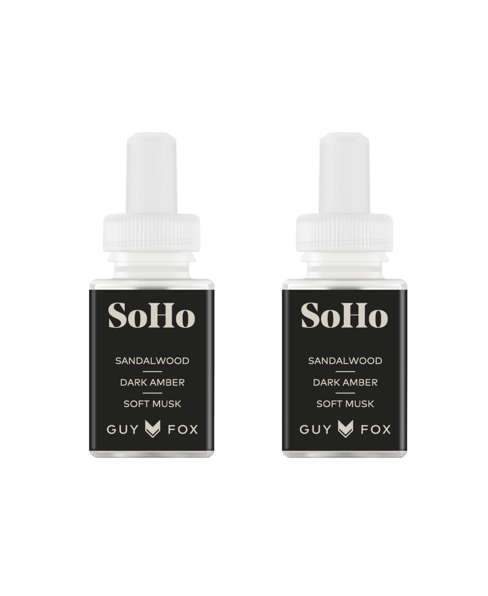 Pura and GUY FOX - SoHo - Smart Home Scent Refill for Air Diffuser - Long-Lasting Luxury Fragrance - Household Essential - Clean Diffuser Fragrance