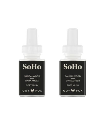 Pura and GUY FOX - SoHo - Smart Home Scent Refill for Air Diffuser - Long-Lasting Luxury Fragrance - Household Essential - Clean Diffuser Fragrance