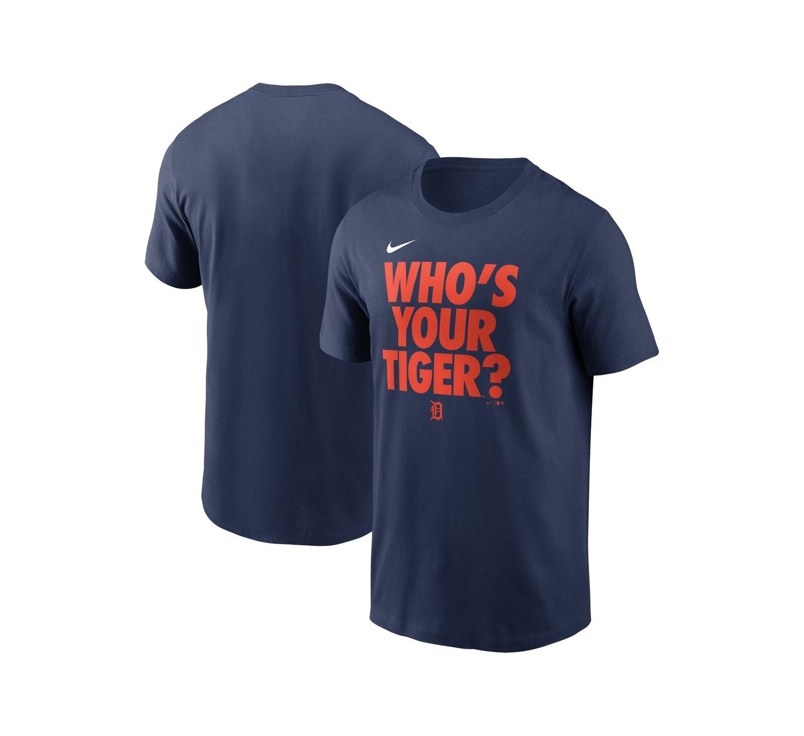 Мужская футболка Nike Navy Detroit Tigers Rally Rule