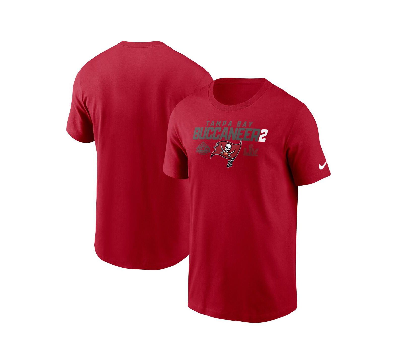 Nike Мужская красная футболка Tampa Bay Buccaneers
