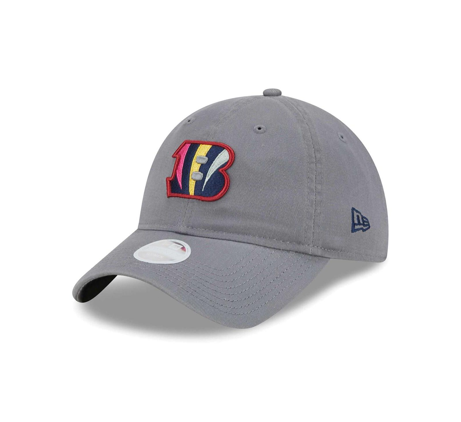Женская кепка New Era Gray Cincinnati Bengals Color Pack Multi 9TWENTY Adjustable