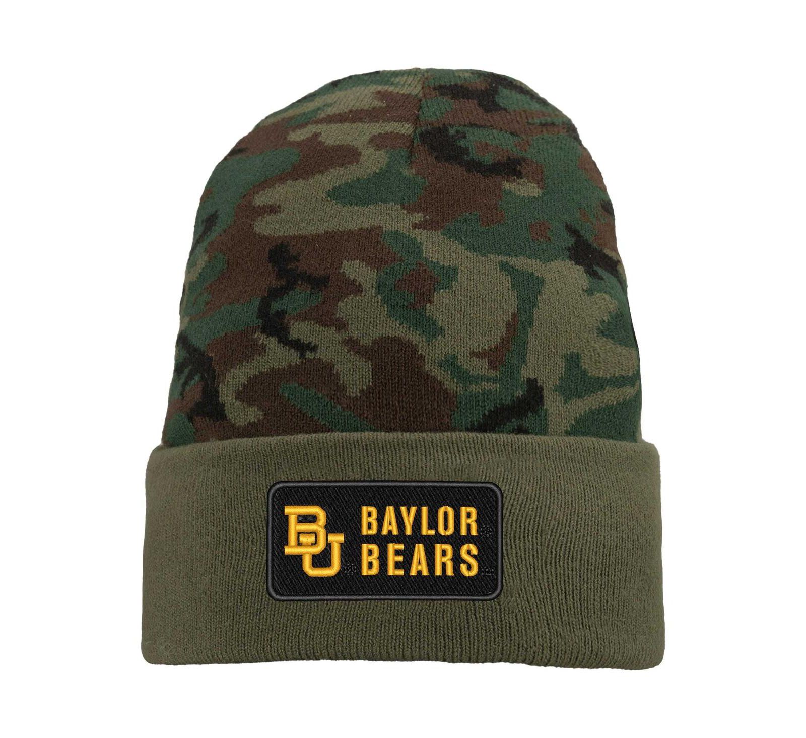 Мужская шапка Nike Camo Baylor Bears с трикотажным манжетом