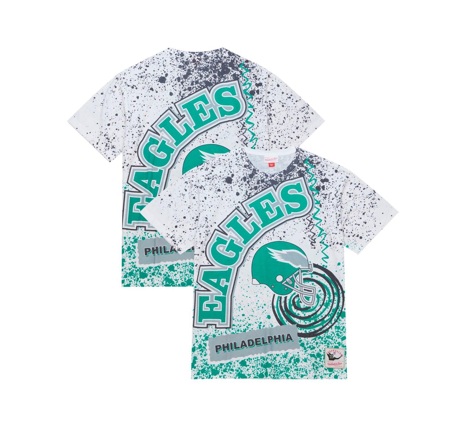 Мужская футболка Mitchell & Ness с принтом Philadelphia Eagles