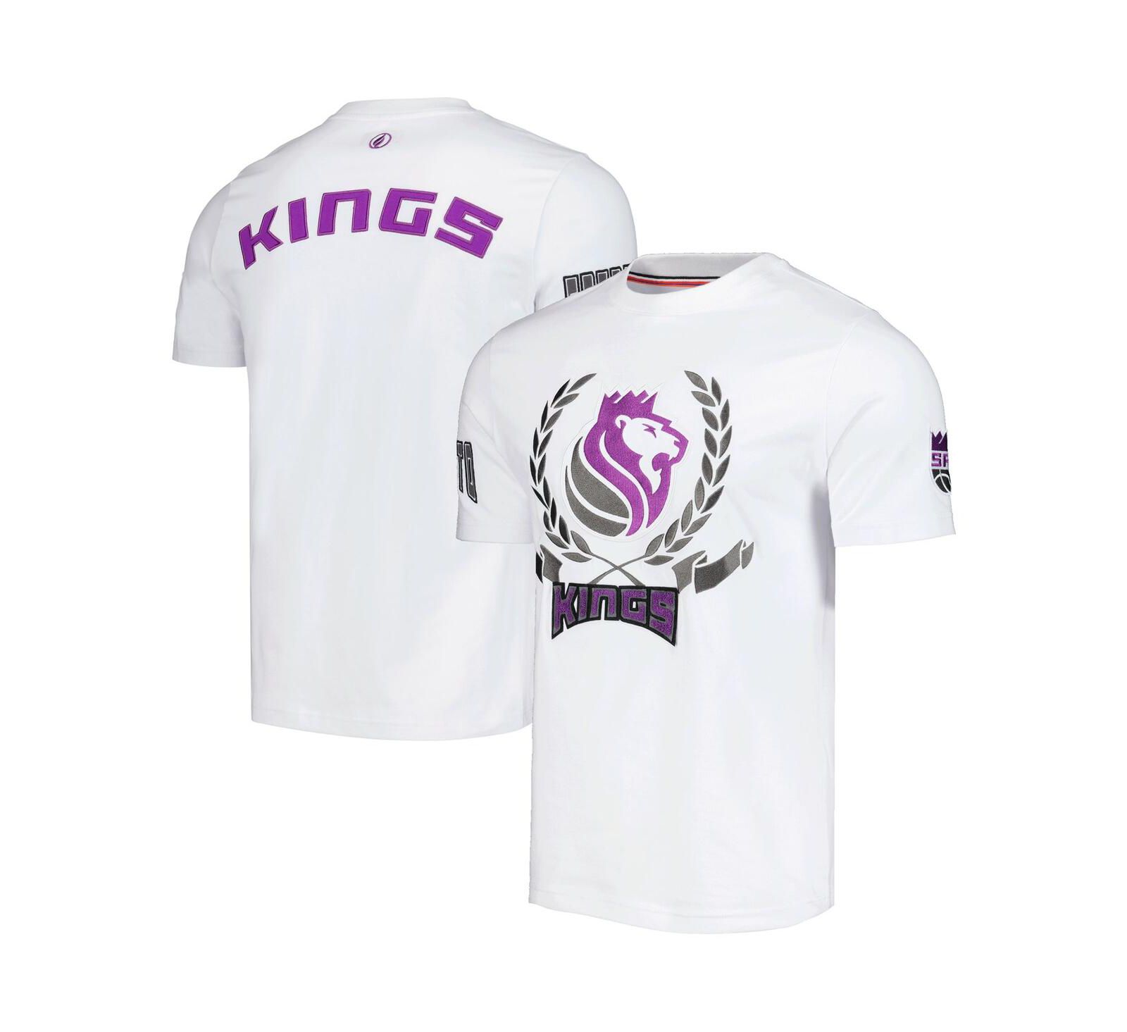 Футболка FISLL White Sacramento Kings Heritage Crest, мужская и женская