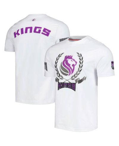 Футболка FISLL White Sacramento Kings Heritage Crest, мужская и женская