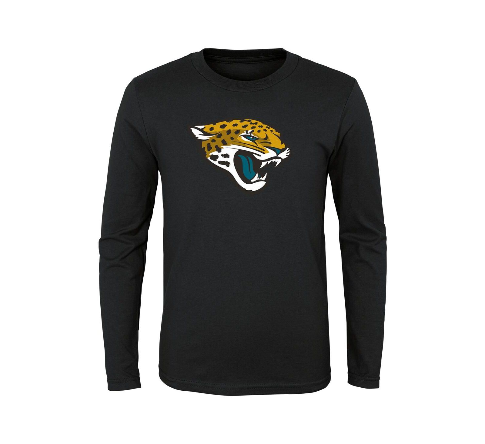 Детская футболка с длинным рукавом Jacksonville Jaguars Black