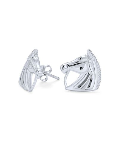 Серьги-гвоздики Bling Jewelry Cowgirl Equestrian