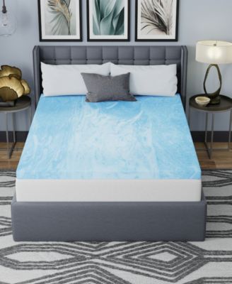 Vibe 3" Gel Swirl Memory Foam Mattress Topper, Full