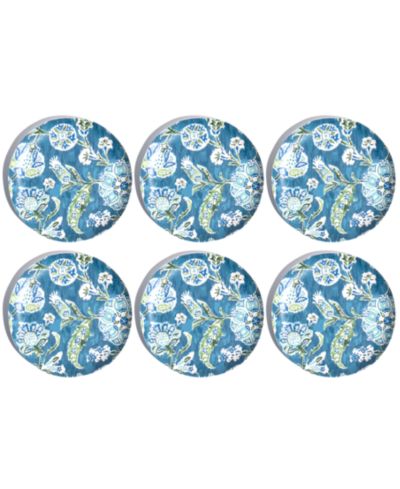 Салатные тарелки Abode Homewares Hana Ikat, набор из 6 шт.