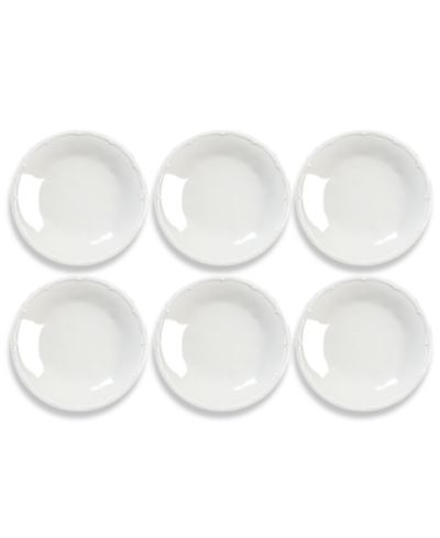 Abode Homewares Bamboo Raised Rim Salad Plates, Set of 6