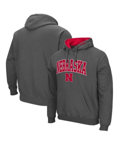 Colosseum Men's Nebraska Huskers Arch & Logo 3.0 Pullover Hoodie