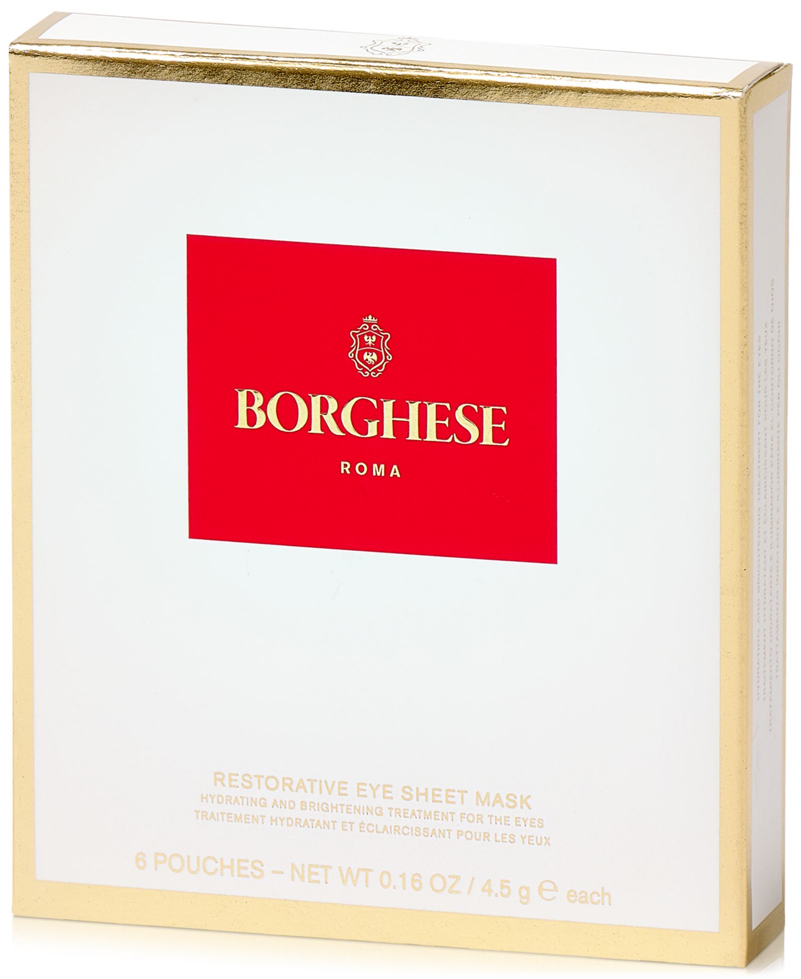 Маска для глаз Borghese Restorative, 6 шт.