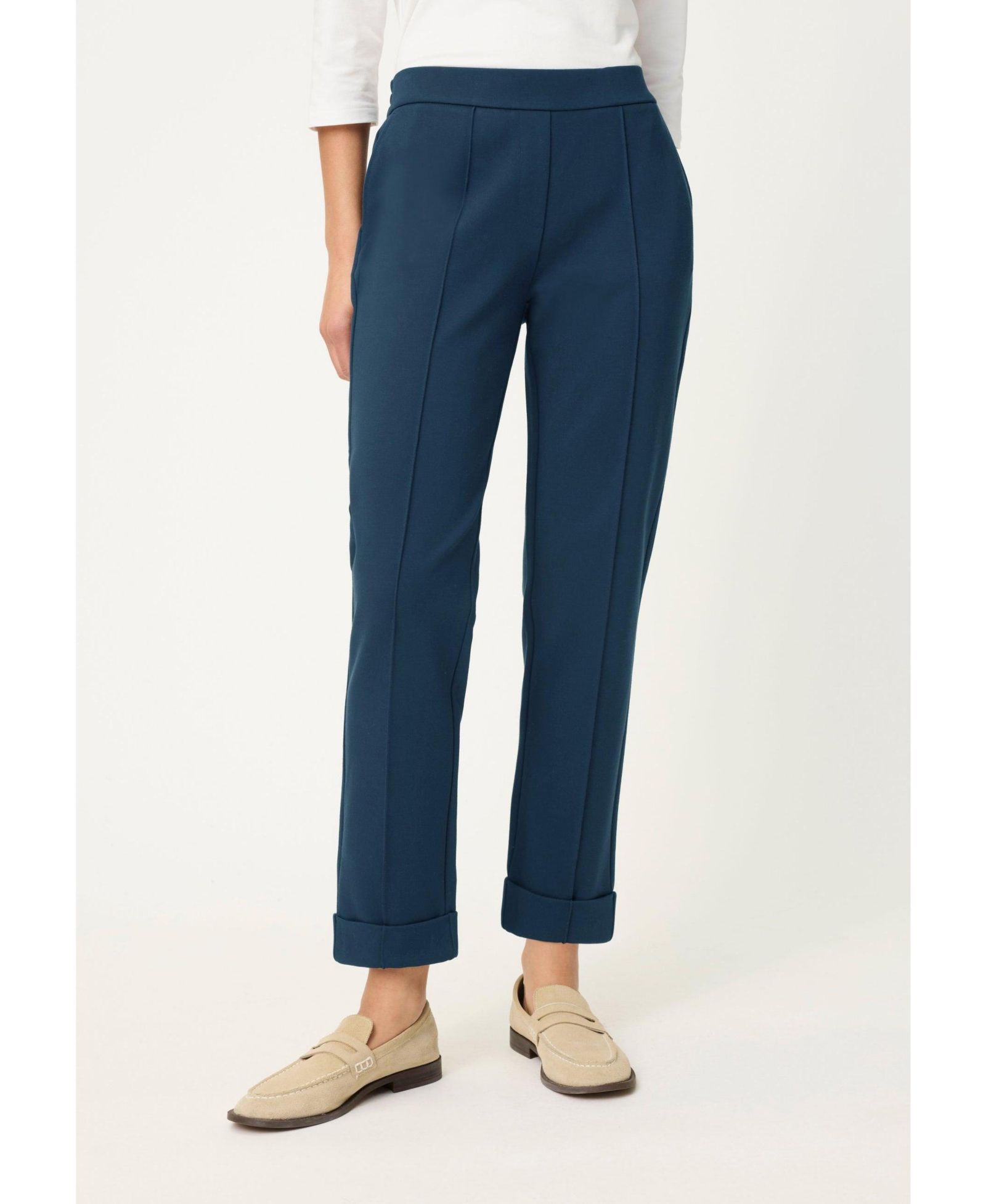 Olsen Women's Ponte Roma Knit Pull-On Pant