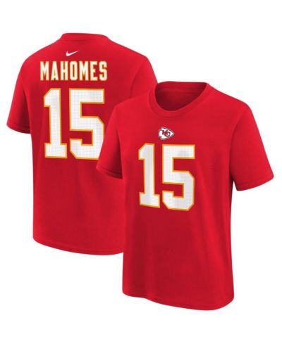 Little Boys and Girls Nike Patrick Mahomes Red Kansas City Chiefs Player Name and Number T-shirt