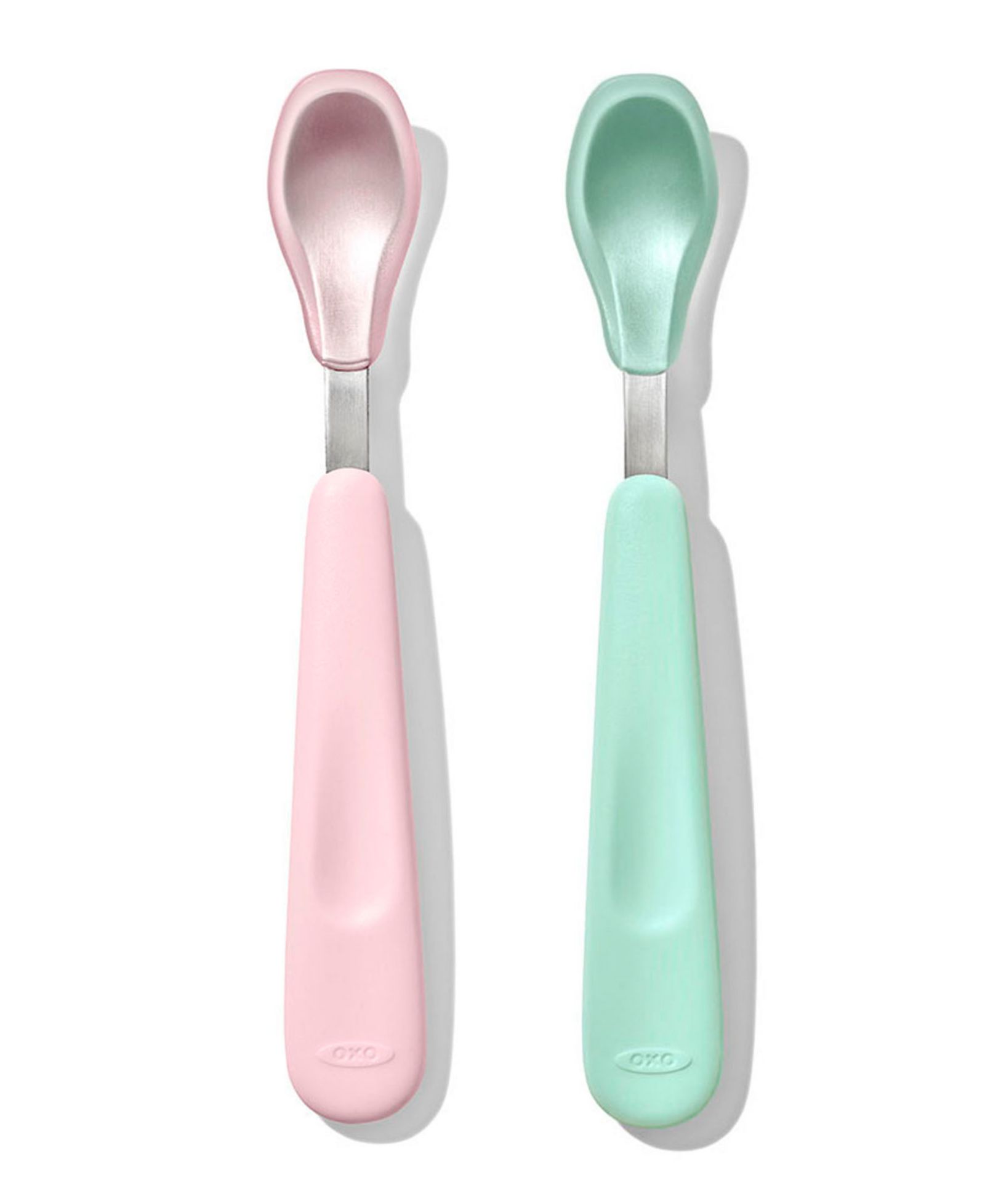 OXO Tot Feeding 2Pc Spoon Set with Soft Silicone